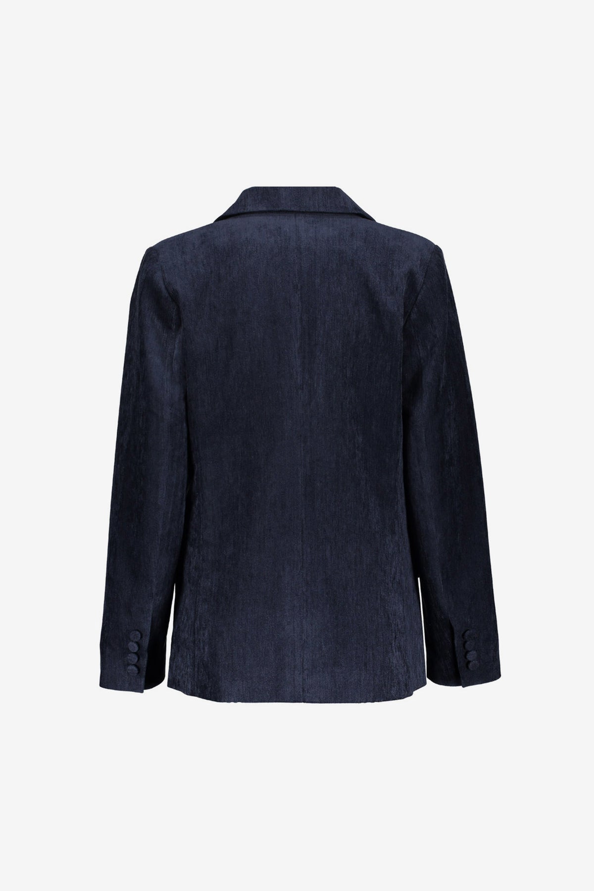Geisha blazer met fluweelachtige structuur en reverskraag