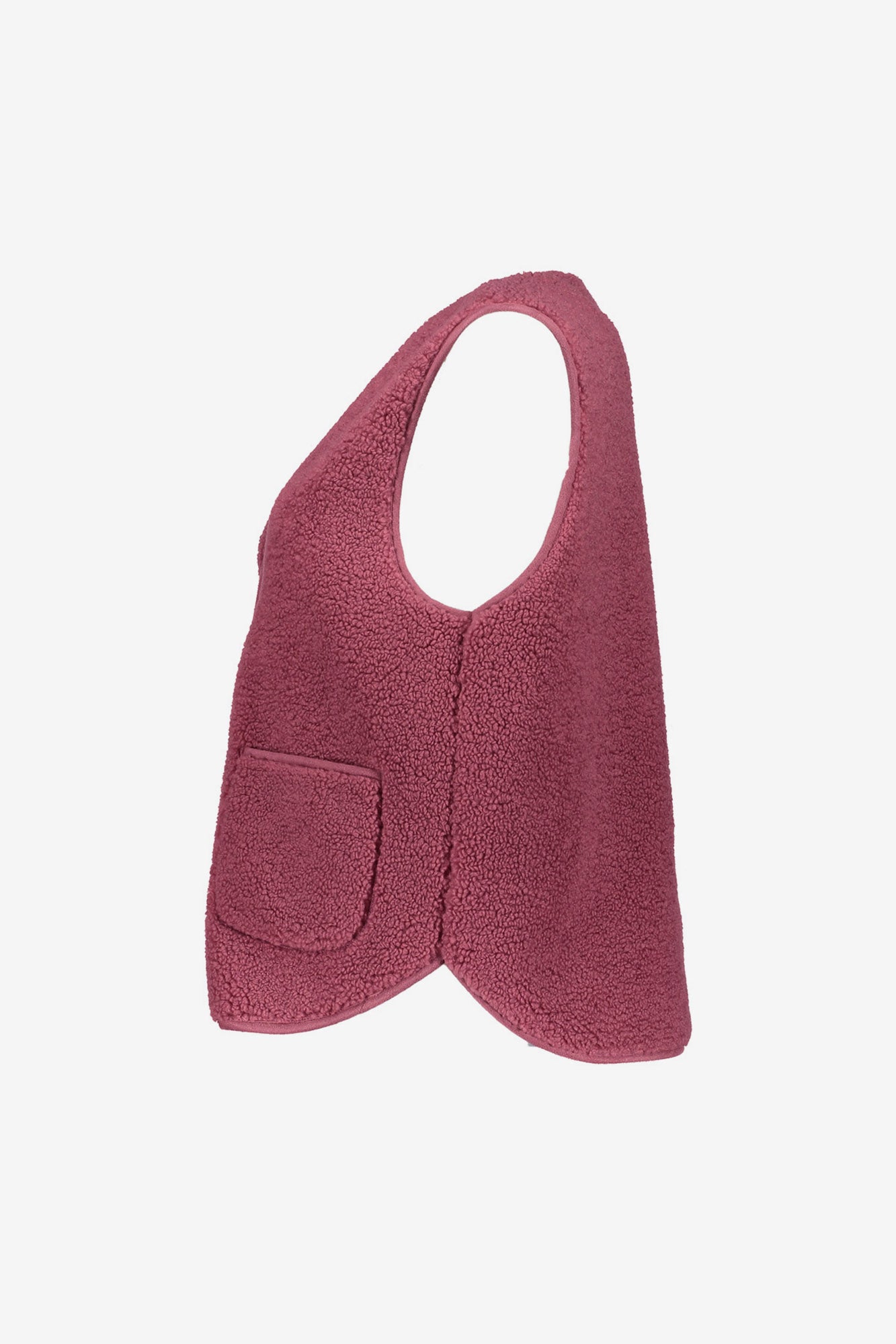 Geisha teddy gilet met knoopsluiting