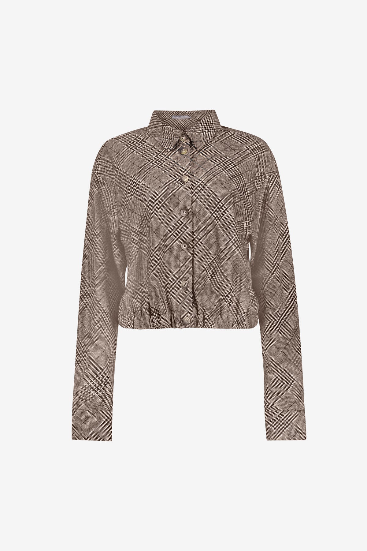Geisha jacket met ruitdessin en kort silhouet