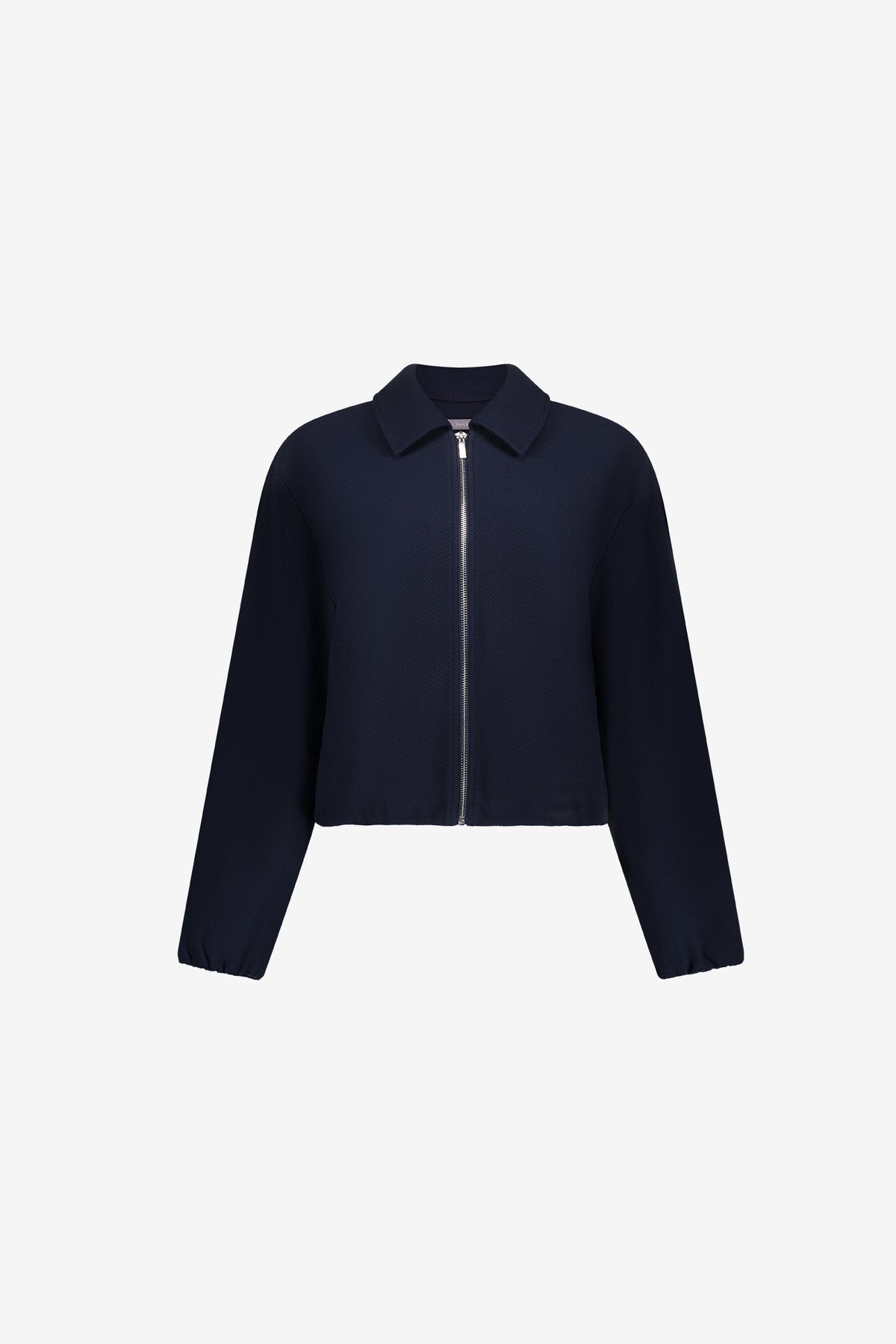 Geisha kort bomberjack met structuur en ritssluiting