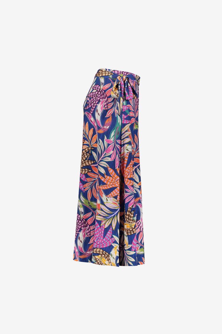 Geisha midi rok met strikdetail
