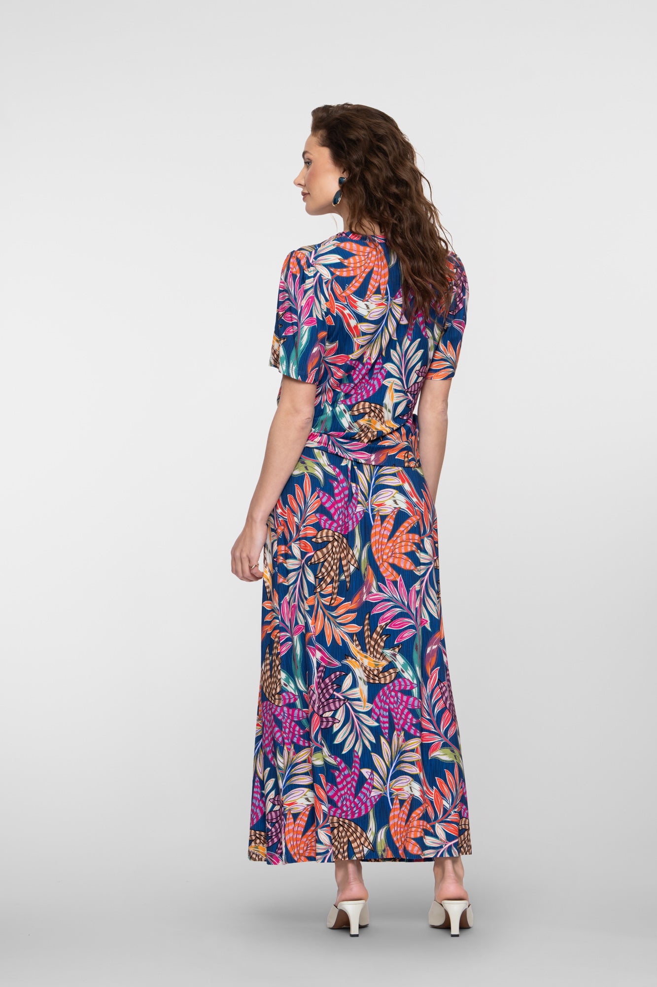 Geisha maxi rok met strikceintuur