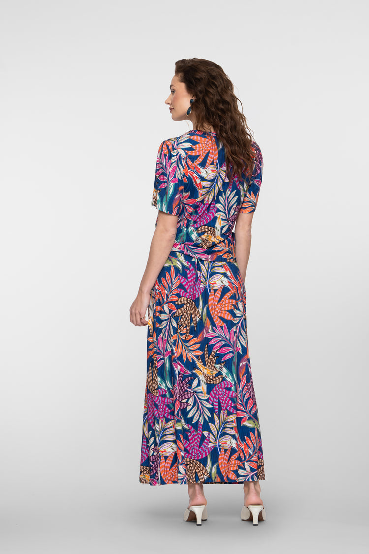 Geisha maxi rok met strikceintuur