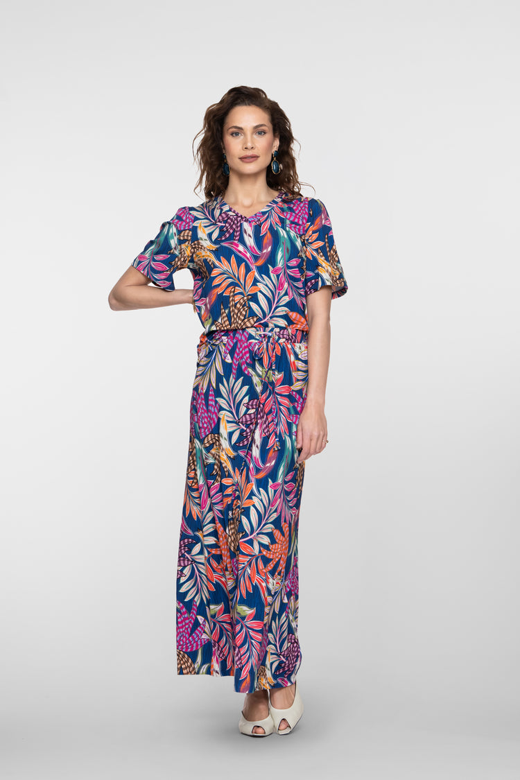 Geisha maxi rok met strikceintuur