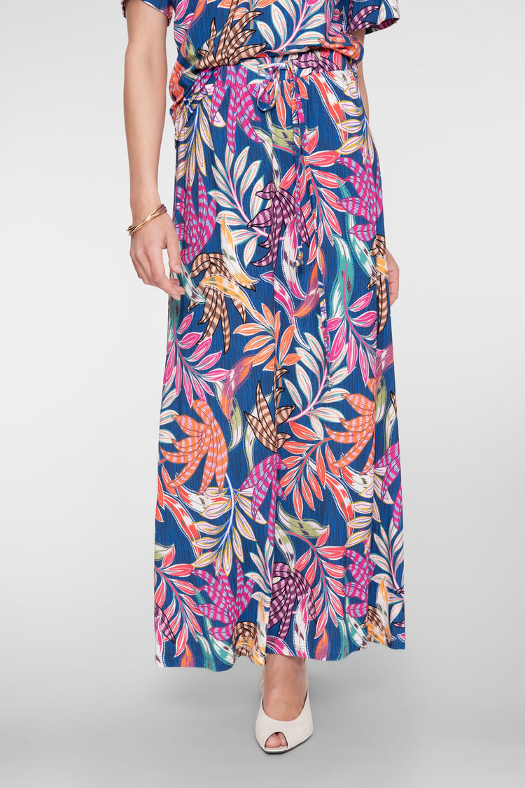 Geisha maxi rok met strikceintuur