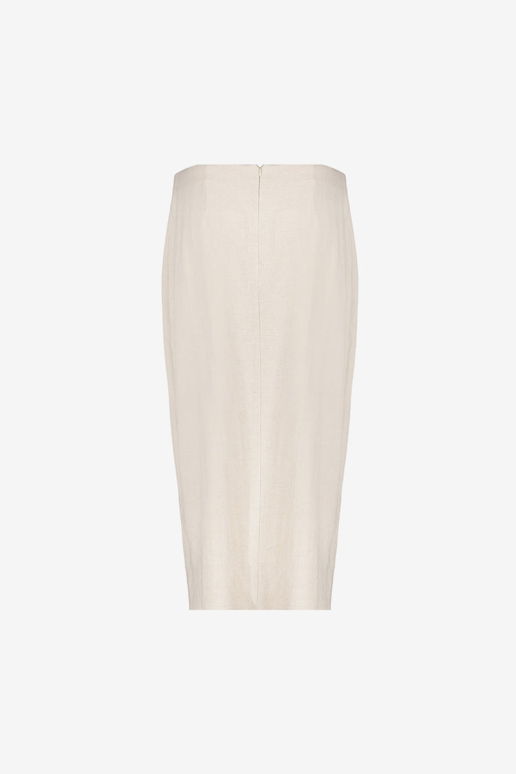 Geisha midi rok met overslagdetail