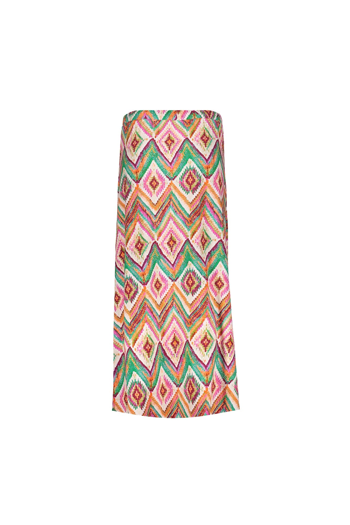 Geisha maxi rok met grafische print