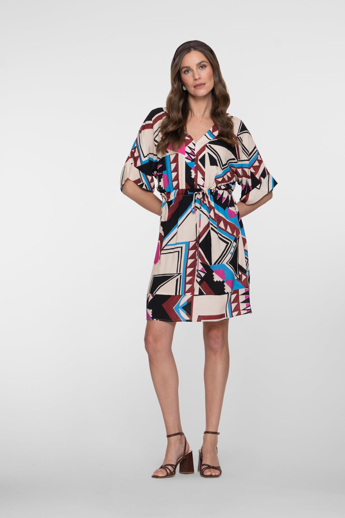 Jurk met grafische print
