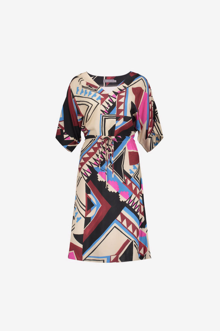 Jurk met grafische print