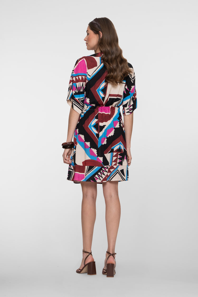 Jurk met grafische print