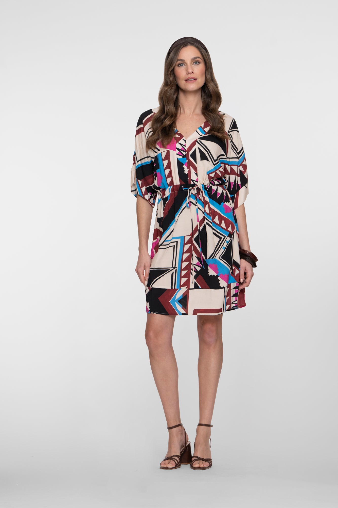 Jurk met grafische print