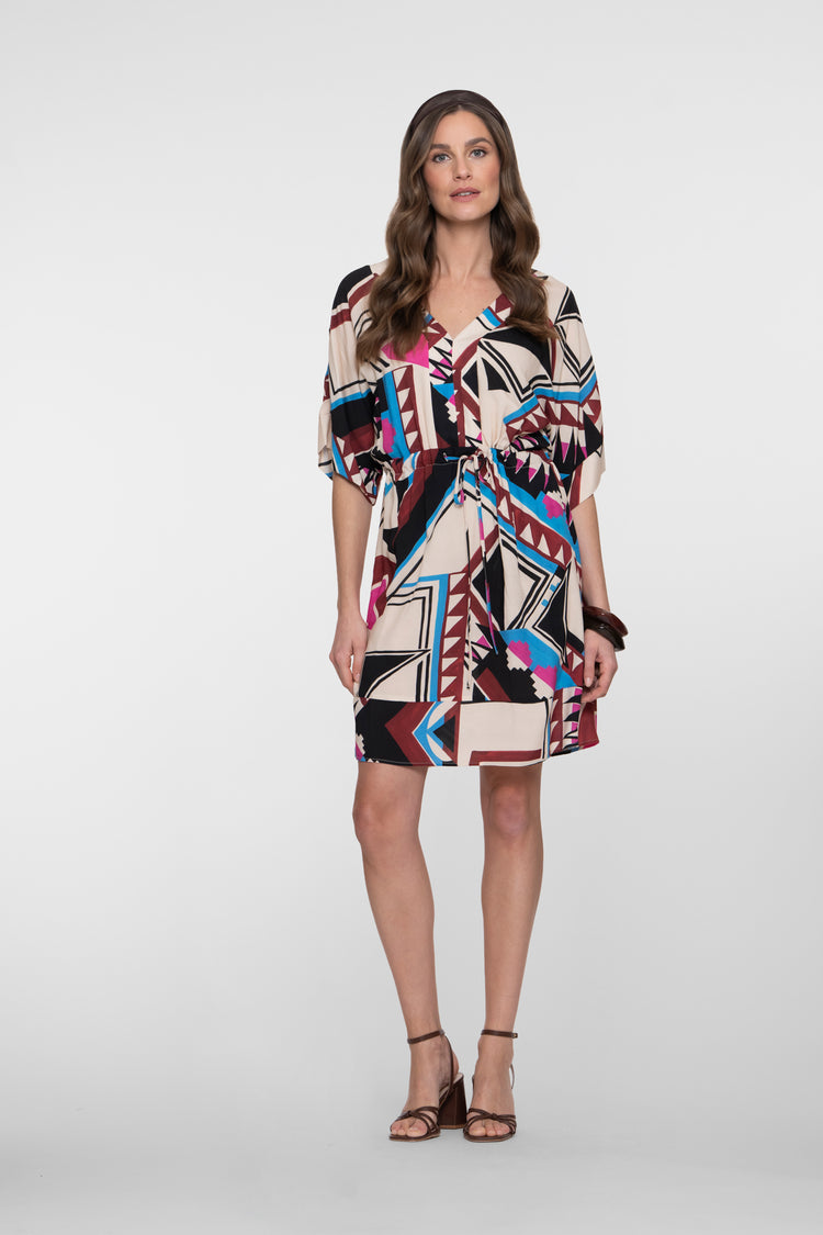 Jurk met grafische print