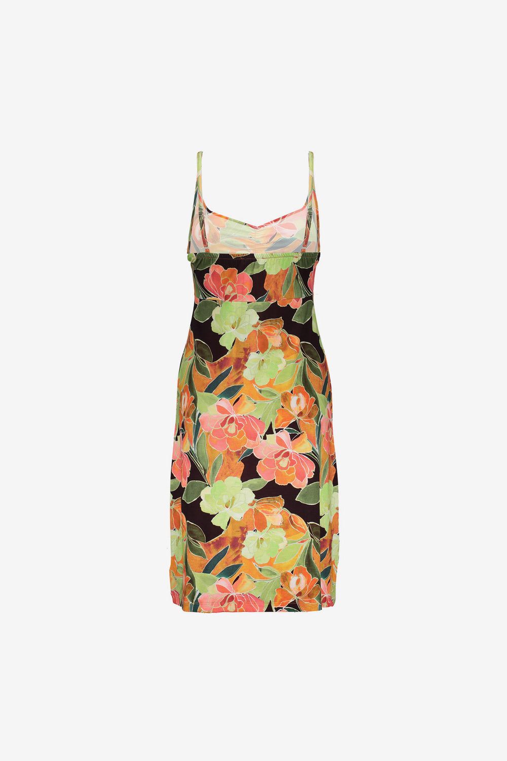 Geisha jurk met spaghettibandjes