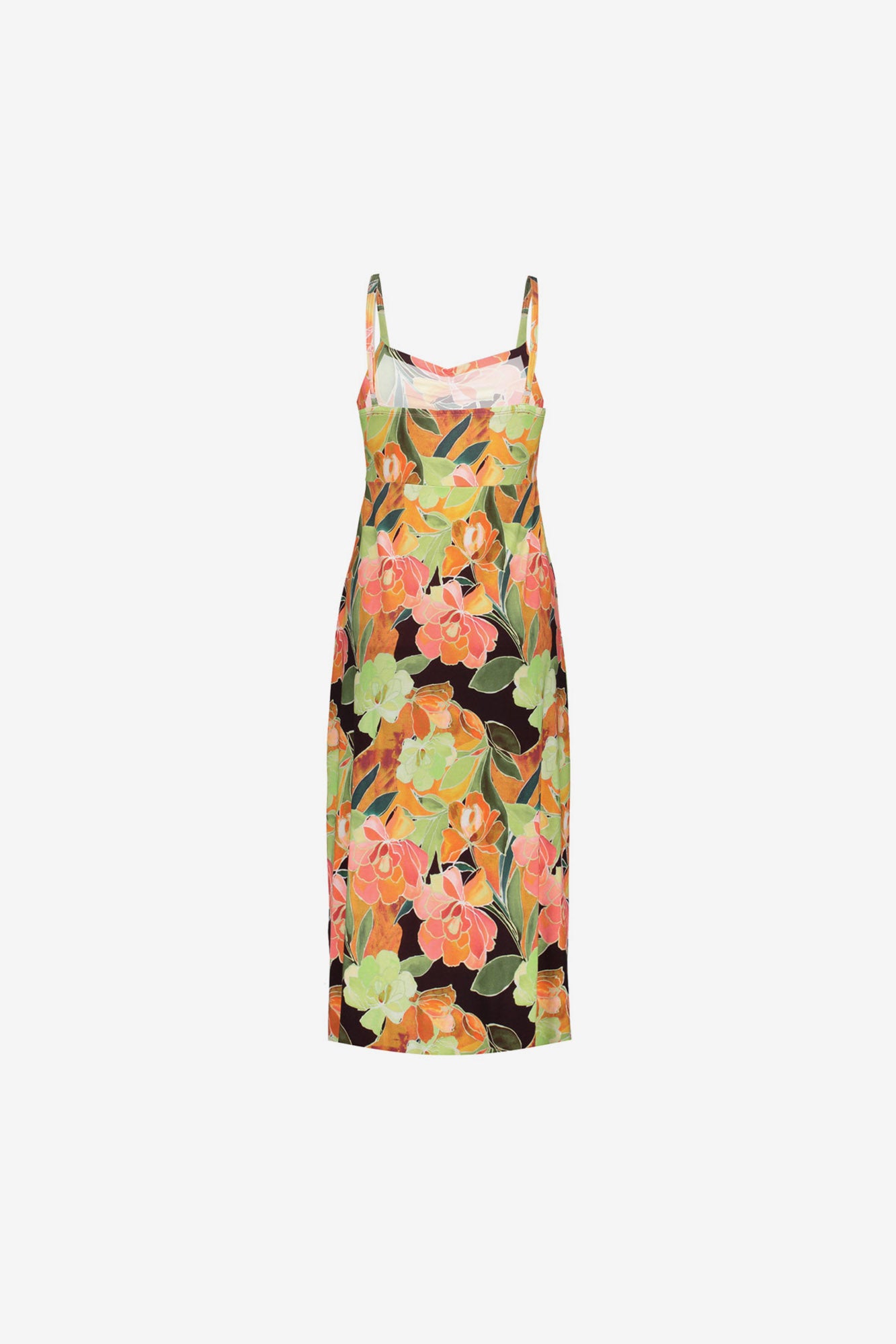Geisha jurk met tropische print