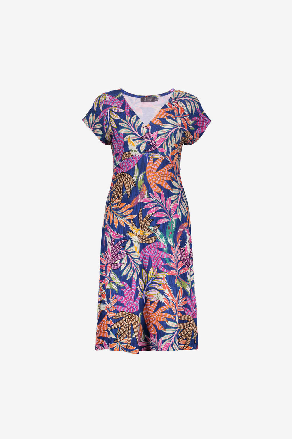 Geisha Tricot jurk met bloemprint