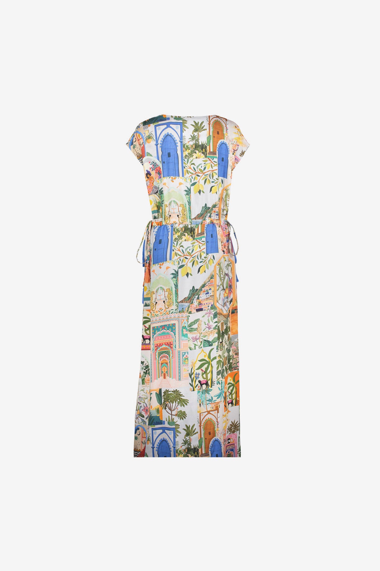Geisha dames jurk esthetische print