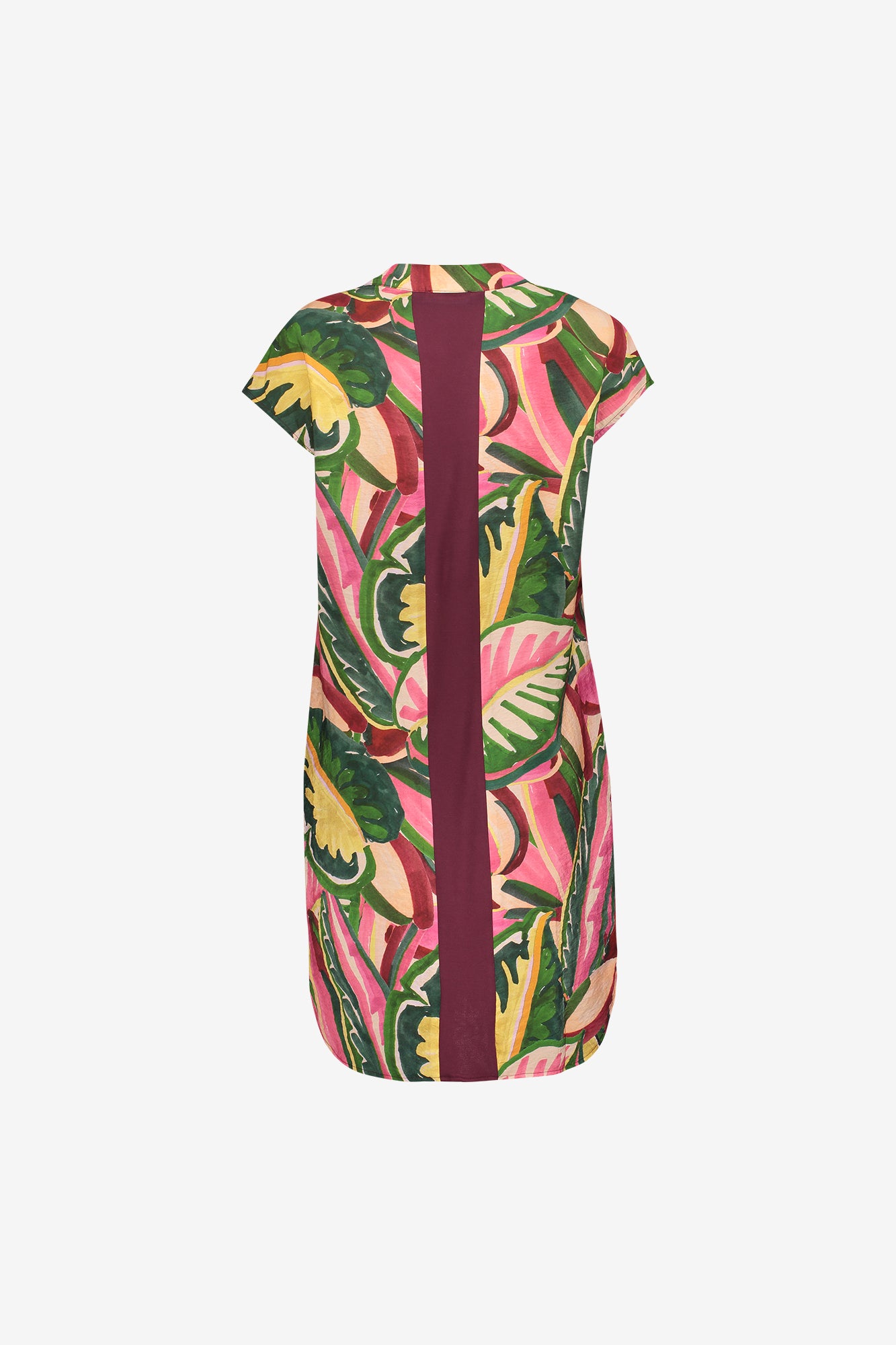 Geisha zomerse jurk met V-hals