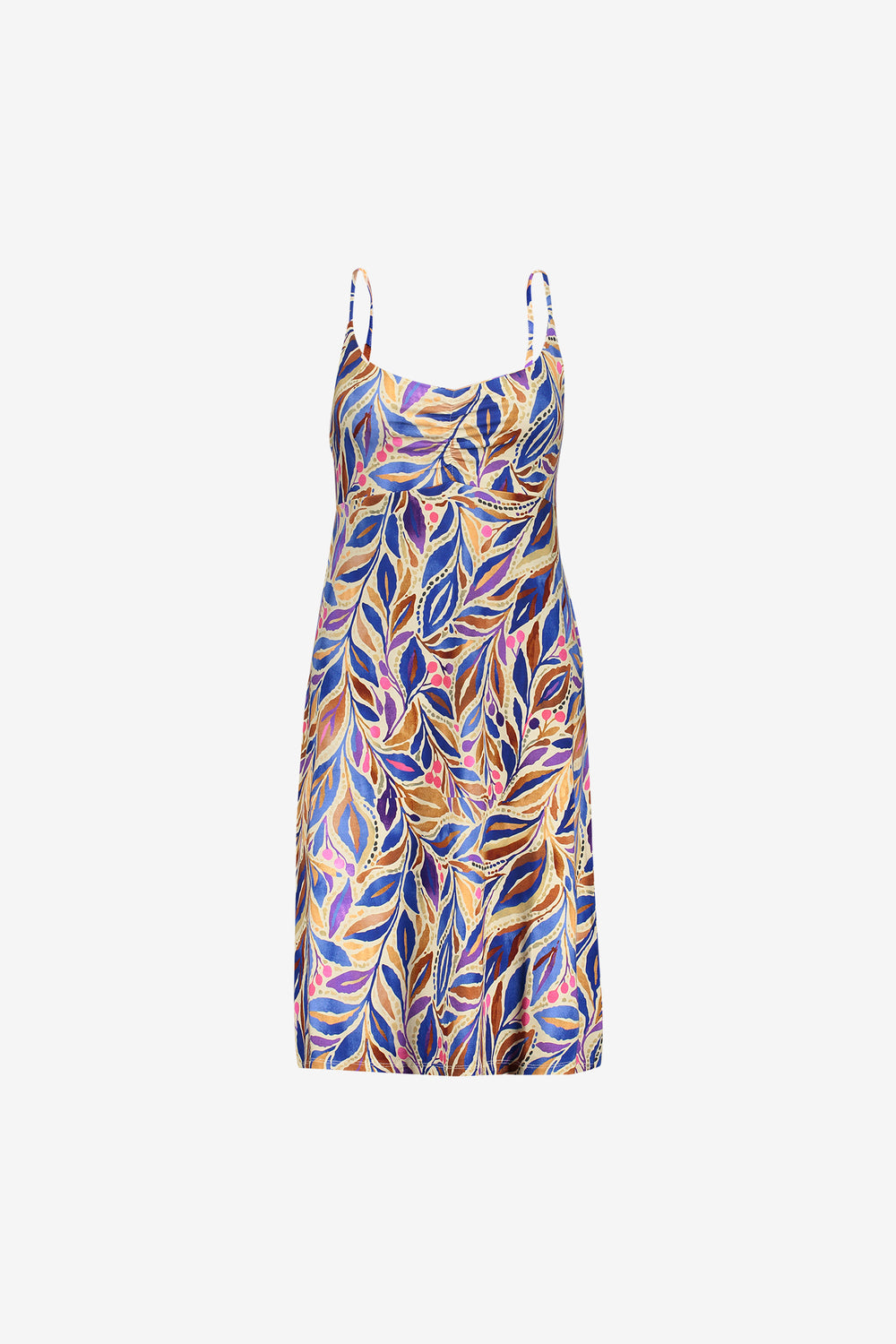 Geisha zomerjurk met kleurrijke print