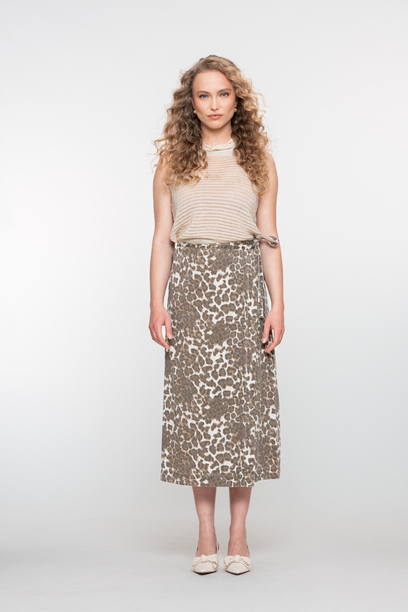Geisha dames mouwloze pullover met lurex