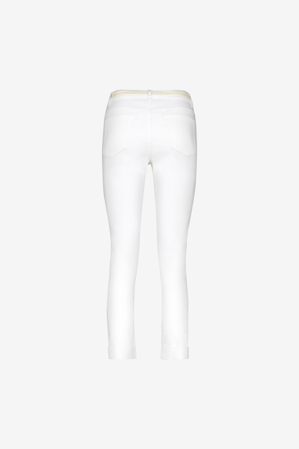 Geisha 7/8 jeans omgeslagen broekspijpen off-white