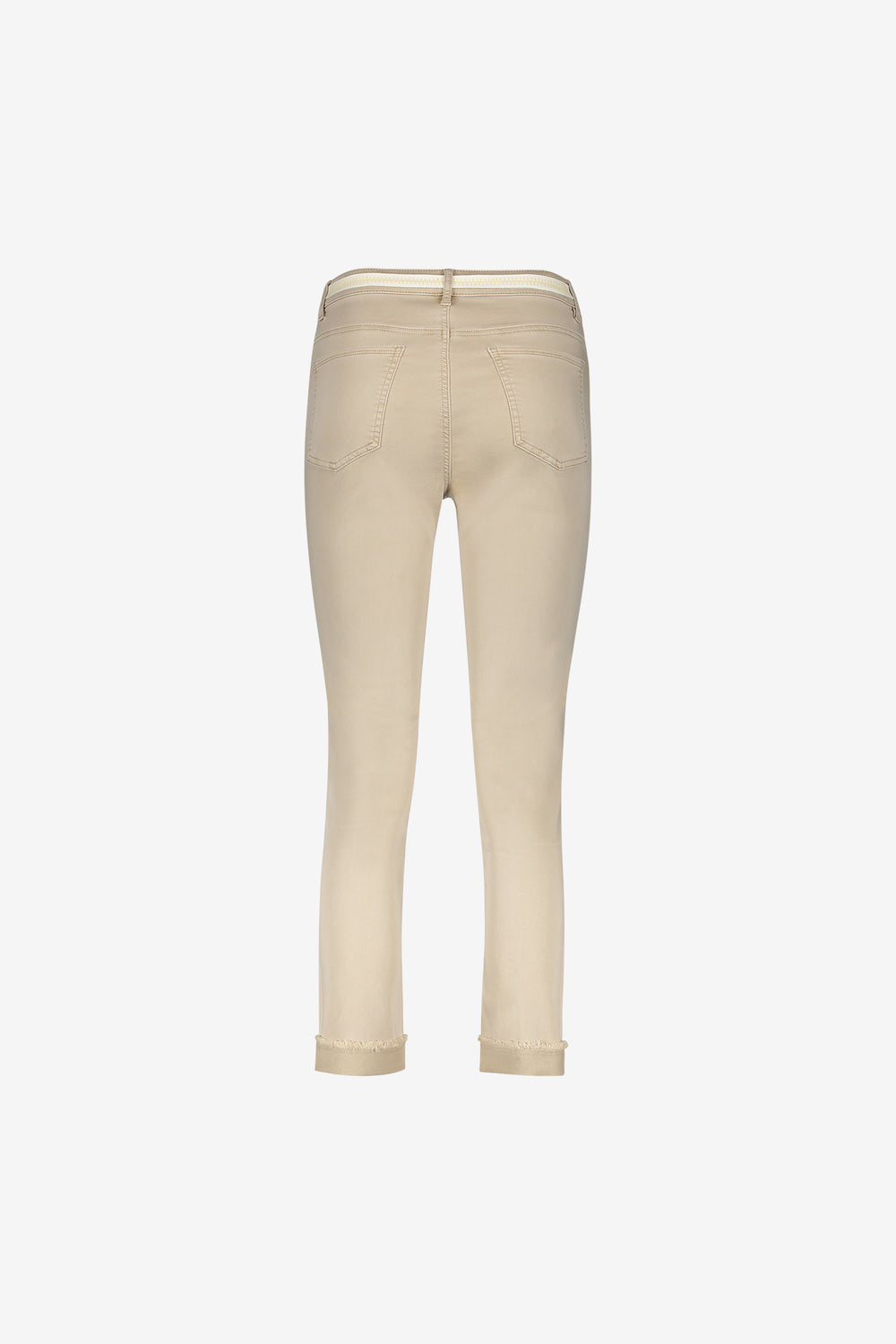 Geisha 7/8 jeans omgeslagen broekspijpen zand