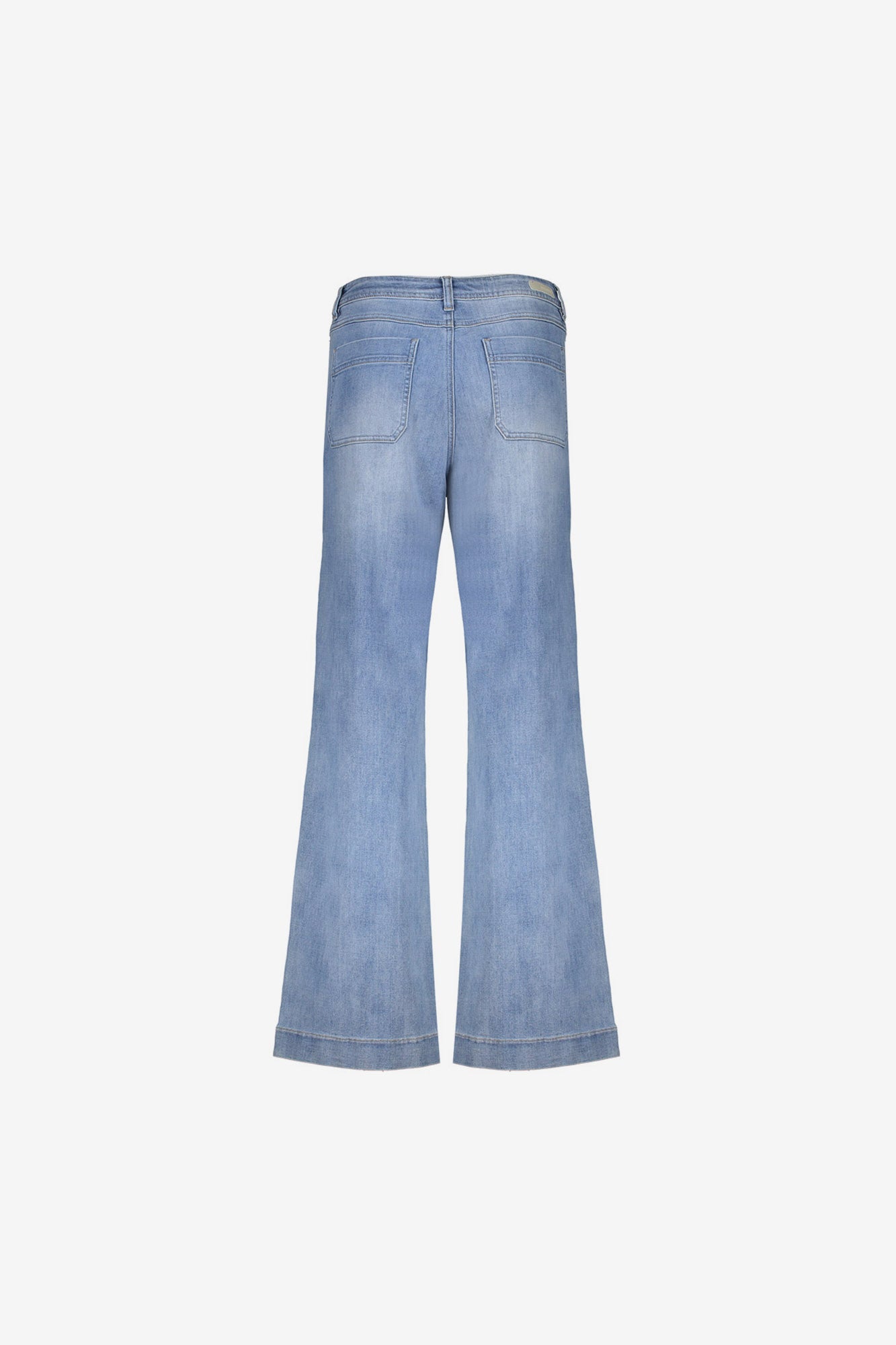 Geisha spijkerbroek wide leg stonebleach denim