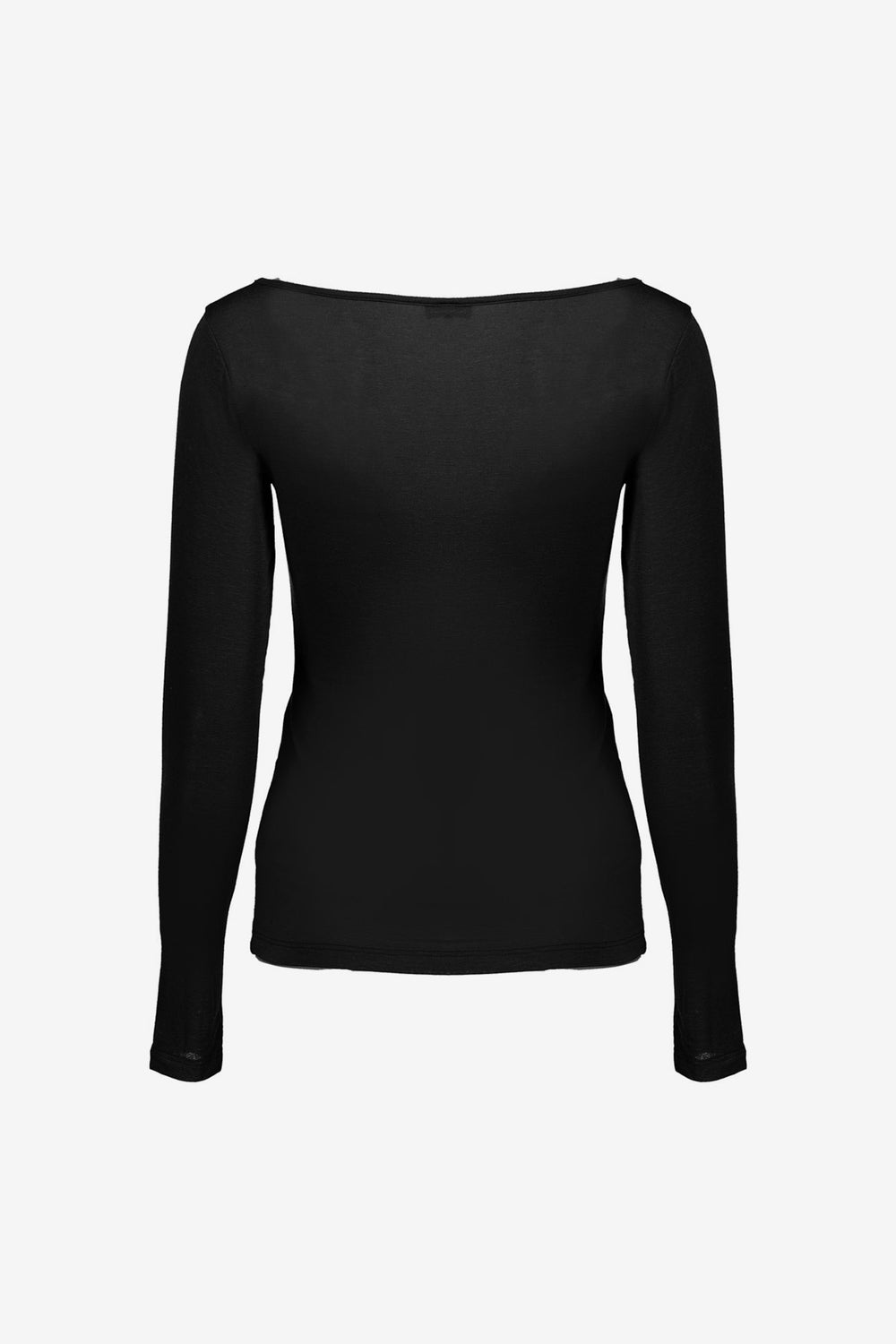 Geisha lichtgebreide cashmere trui zwart